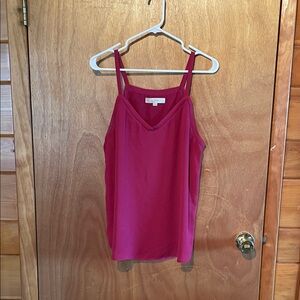 LOFT Vibrant Pink Camisole Top